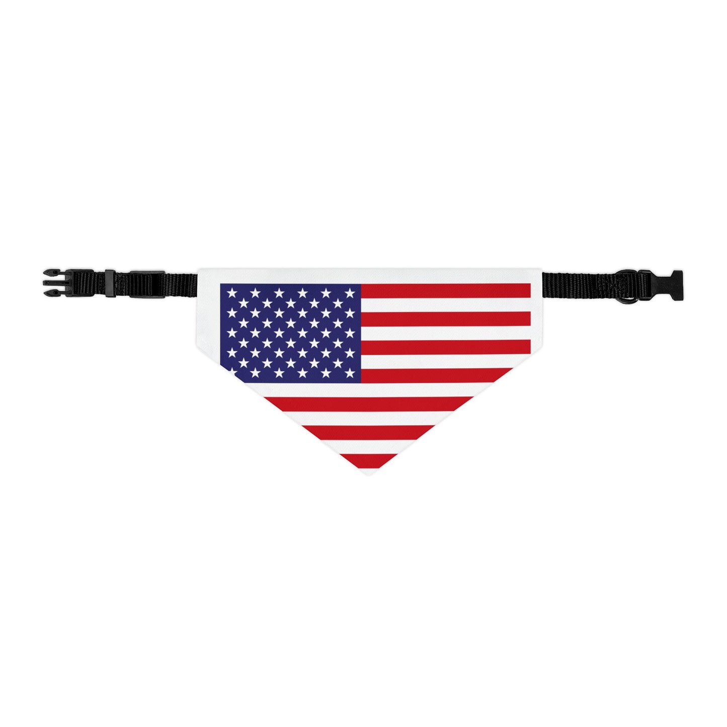 Patriotic American Flag Pet Bandana β Celebrate Veterans Day in Style