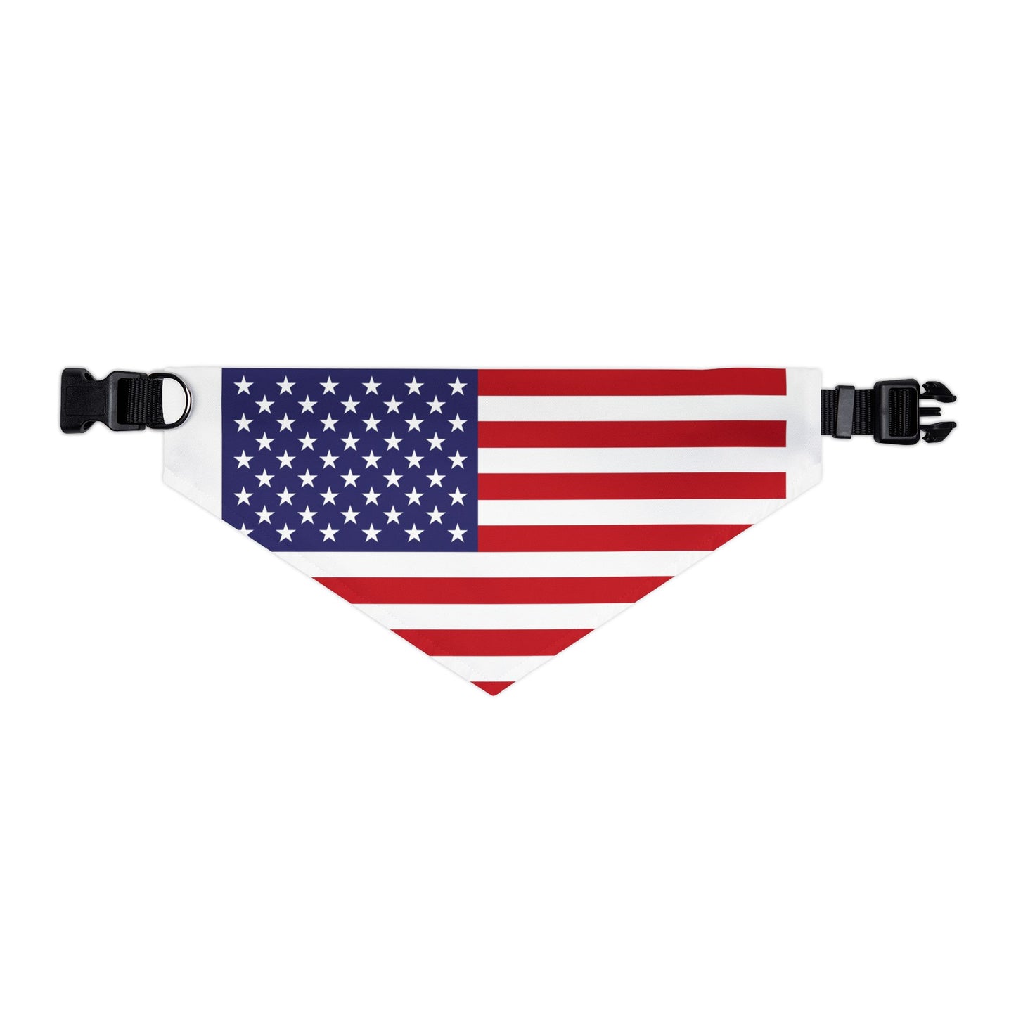 Patriotic American Flag Pet Bandana β Celebrate Veterans Day in Style