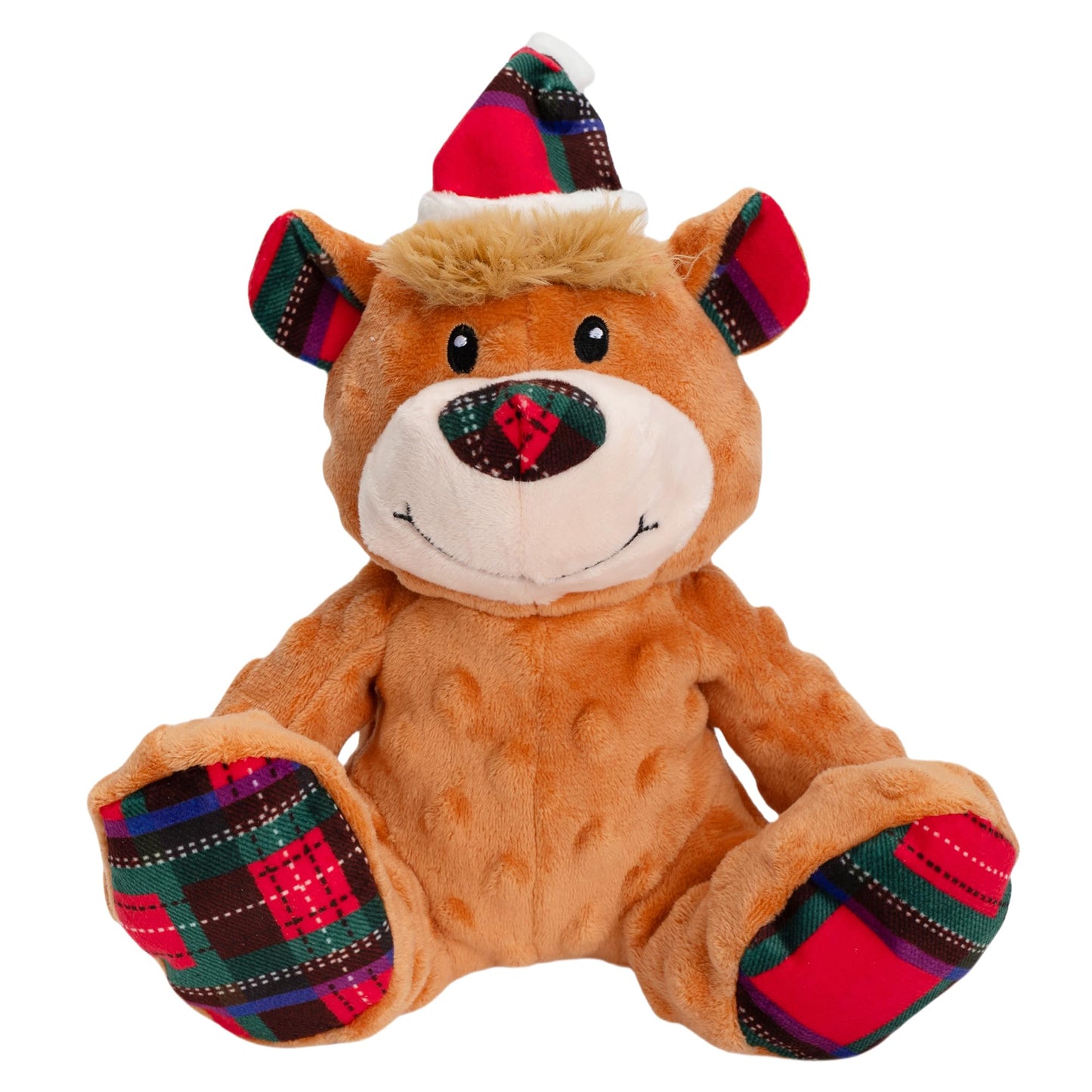 Motsamla Christmas Dog Toy – Plush Squeaky Reindeer with Crinkle Paper