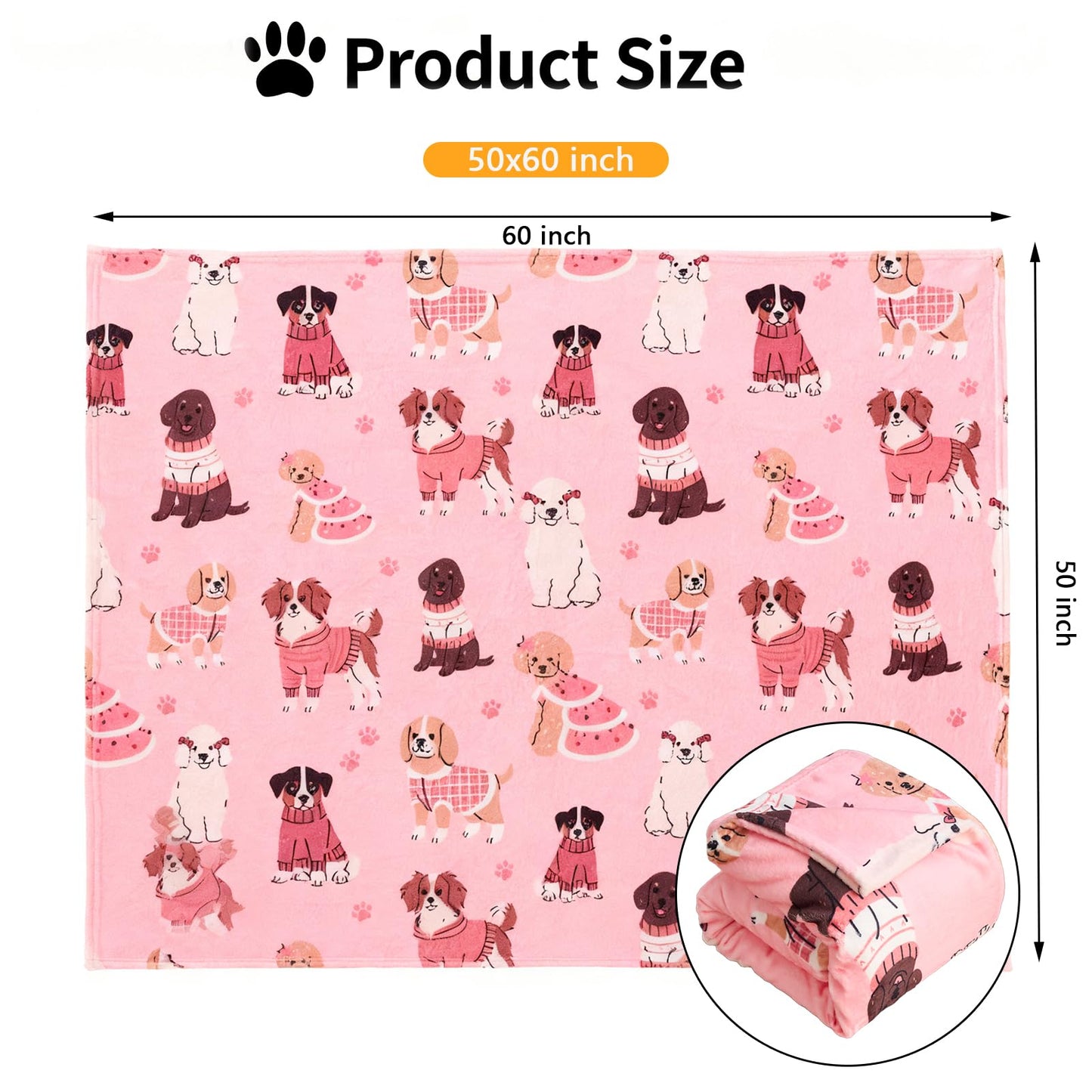 Christmas Blanket for Large Dogs – Waterproof Reversible Couch Cover