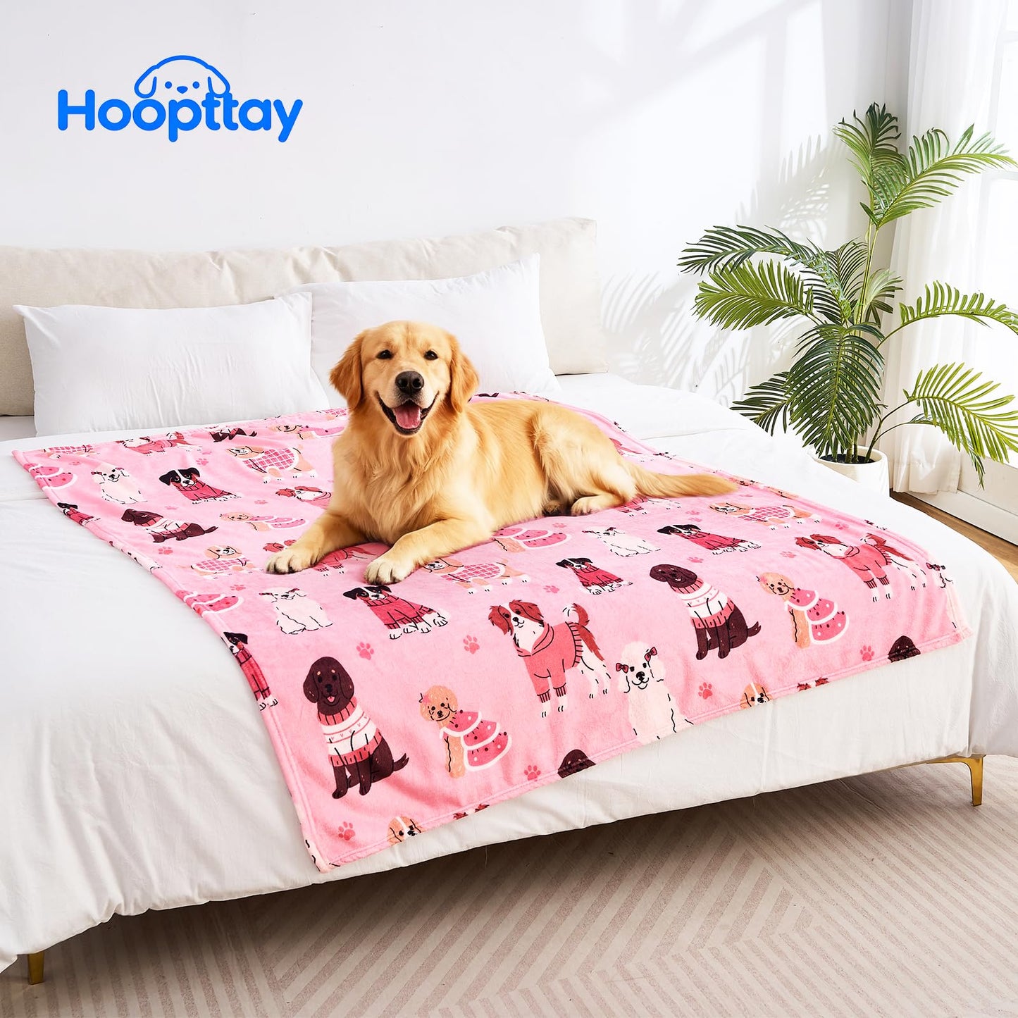 Christmas Blanket for Large Dogs – Waterproof Reversible Couch Cover
