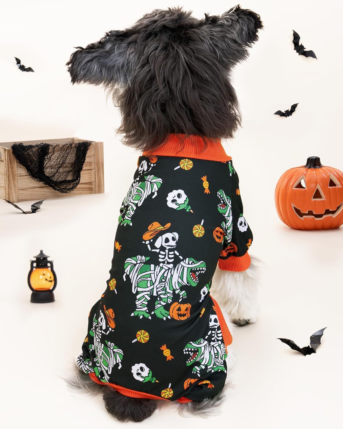 4 Pack Halloween Dog Pajamas – Stretchy, Cute, and Cozy