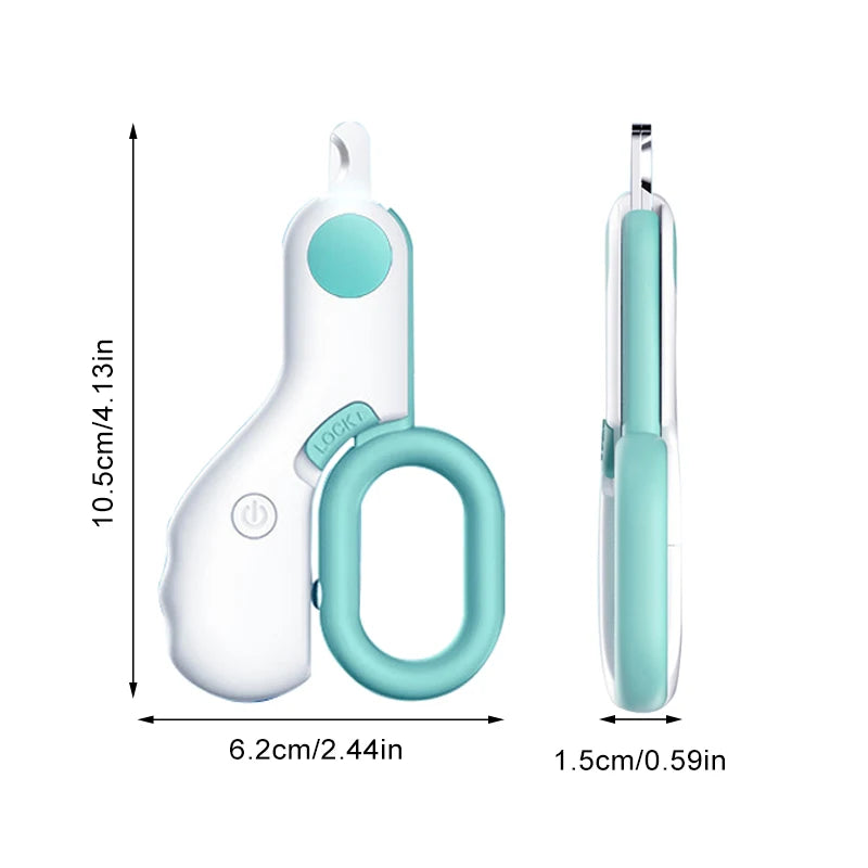 LED Pet Nail Clipper Claw Grooming Scissors for Cats Small Dogs - WTN Essentials