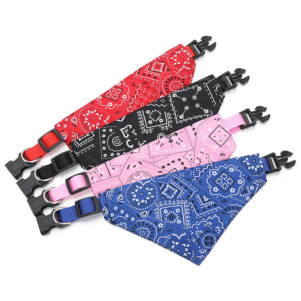 Adjustable Pet Bandana Scarf for Dogs & Cats
