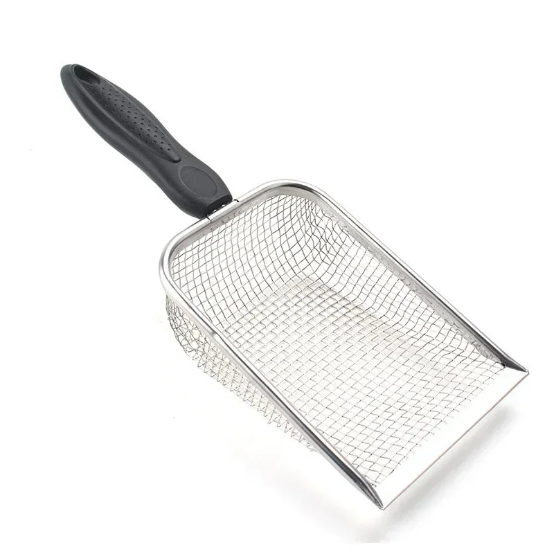 Stainless Steel Cat Litter Scoop with Long Handle