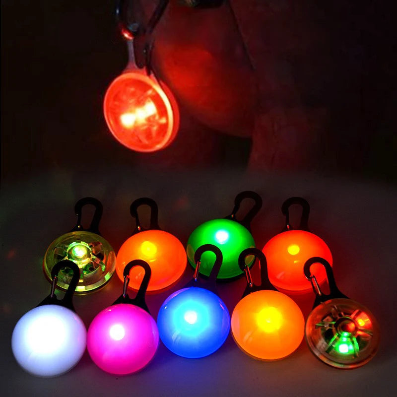 Christmas LED Luminous Dog & Cat Collar – Glowing Pendant Safety Necklace