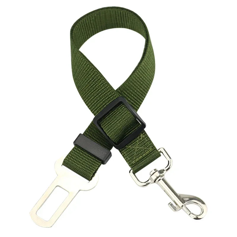 Adjustable Pet Cat Dog Car Seat Belt Pet Seat Vehicle Dog Harness Lead Clip Safety Lever Traction Dog Collars Dog Accessoires - WTN Essentials