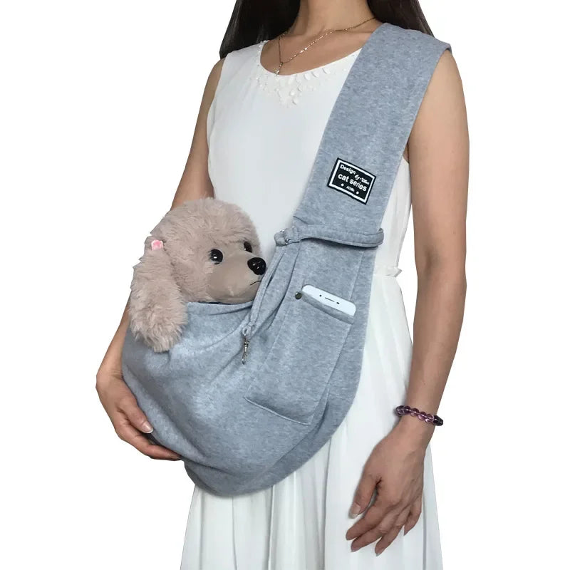 Comfortable Pet Sling Carrier Bag for Cats & Small Dogs