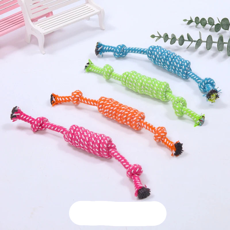 Interactive Cotton Rope Mini Dog Toys Ball for Dogs Accessories Toothbrush Chew Puppy Toy for Large Small Dogs Toy Pet Dog Toy - WTN Essentials