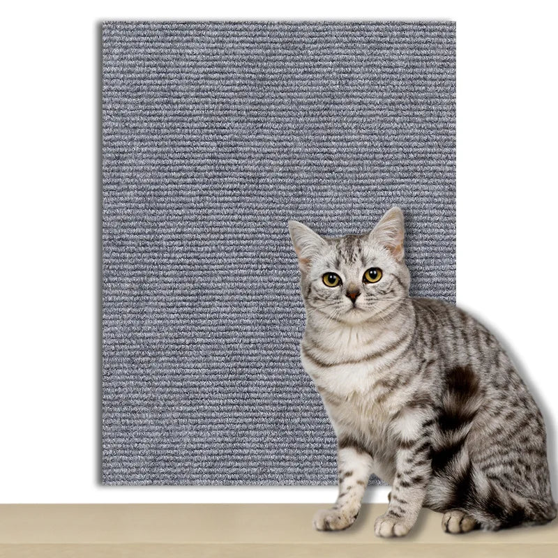 7 Colors Cat Scratcher Sofa Protector Cats Scratcher Pad Board Protection Trimmable Self-adhesive Carpet DIY Cat Scratch Mat - WTN Essentials