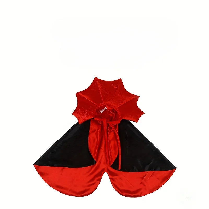 Spooky Halloween Vampire Cat Costume – Cloak & Hat Festival Set
