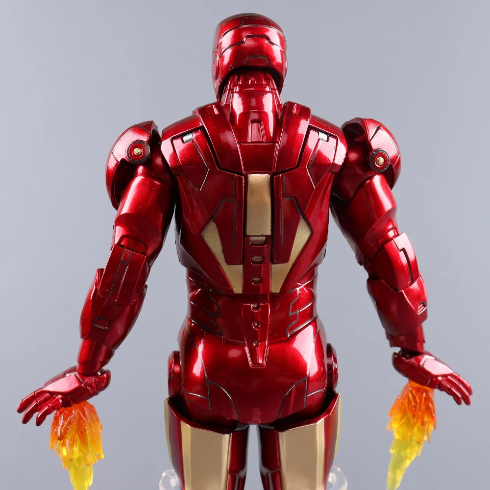 ZD Toys Iron Man Series Joint Movable MK1 MK2 MK3 MK4 MK5 MK6 MK7 MK42 MK43 MK50 Movie Action Figure 7 Inches Mark Dolls