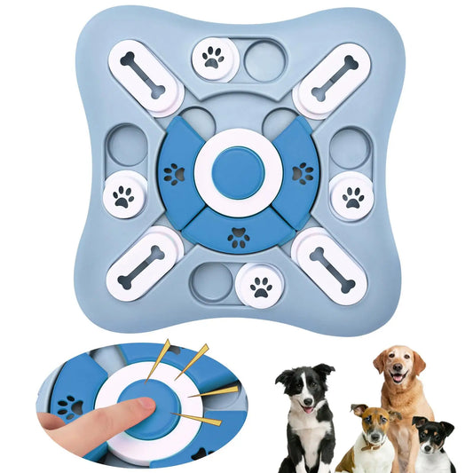Interactive Dog Puzzle Toy Slow Feeder – Non-Slip Food Dispenser for Dogs & Cats, Boost IQ & Reduce Boredom