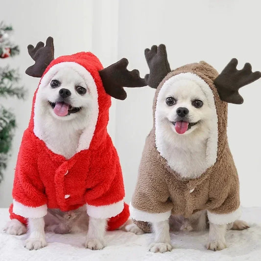 Dog Christmas Clothes – Cozy Winter Coat for Small & Medium Dogs