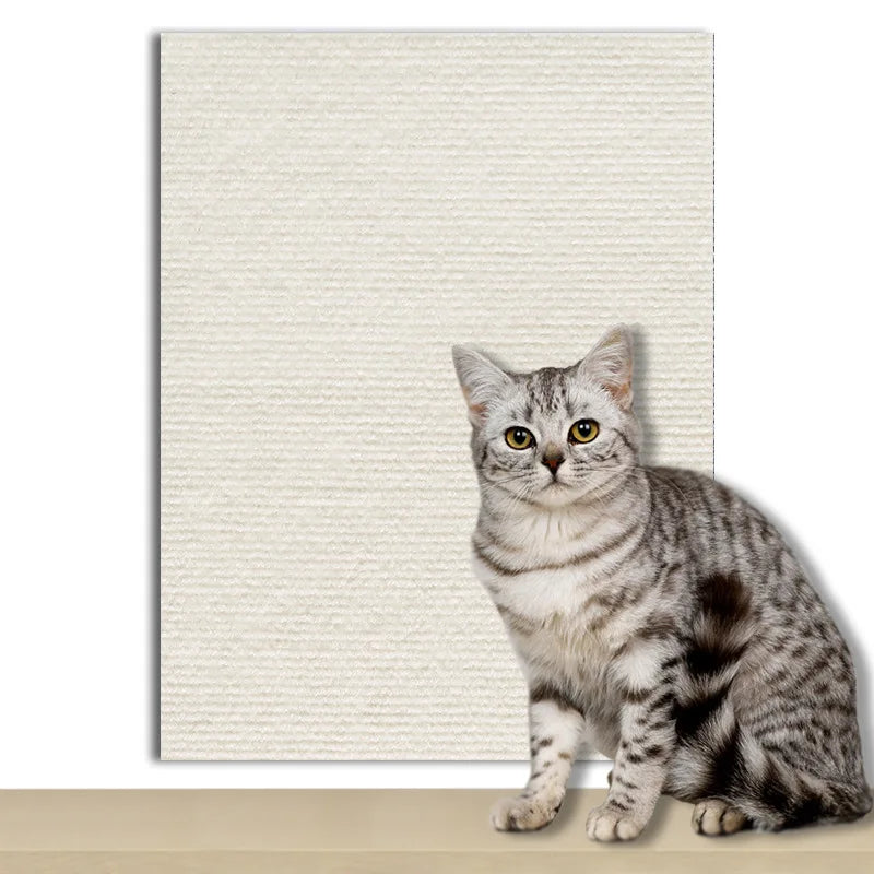 7 Colors Cat Scratcher Sofa Protector Cats Scratcher Pad Board Protection Trimmable Self-adhesive Carpet DIY Cat Scratch Mat - WTN Essentials