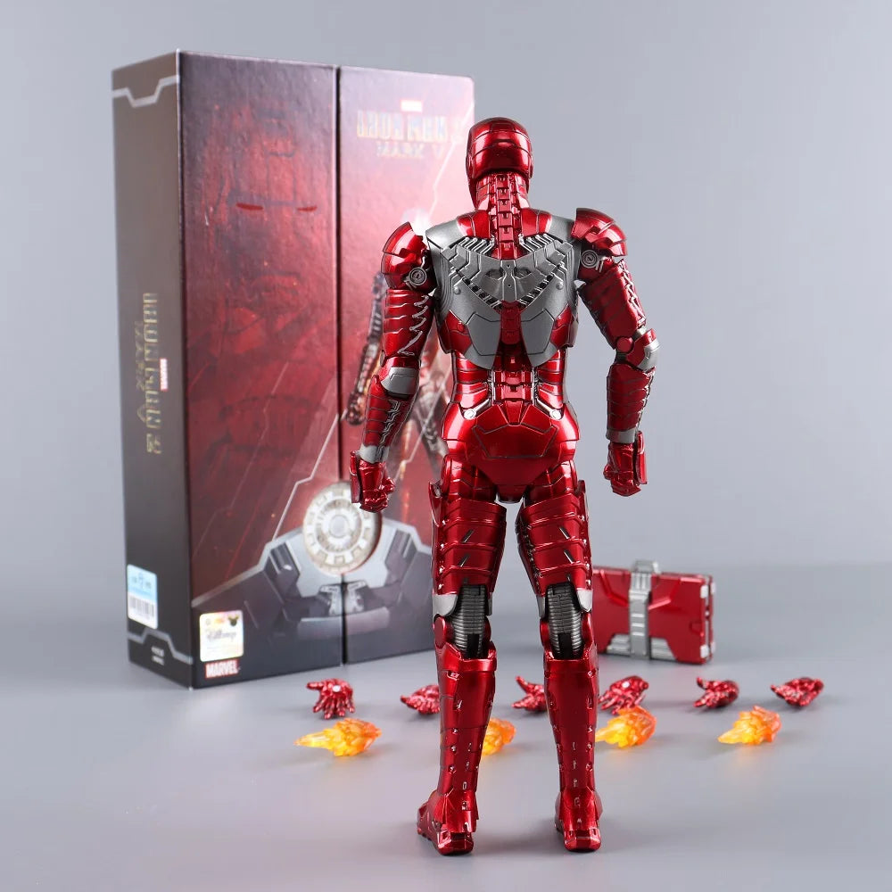 ZD Toys Iron Man Series Joint Movable MK1 MK2 MK3 MK4 MK5 MK6 MK7 MK42 MK43 MK50 Movie Action Figure 7 Inches Mark Dolls