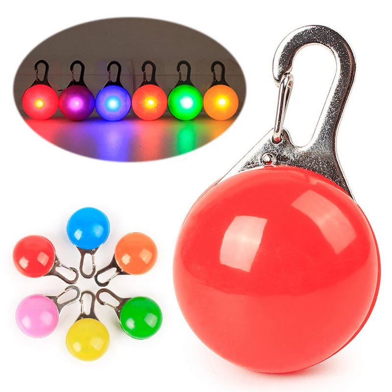 Christmas LED Luminous Dog & Cat Collar – Glowing Pendant Safety Necklace
