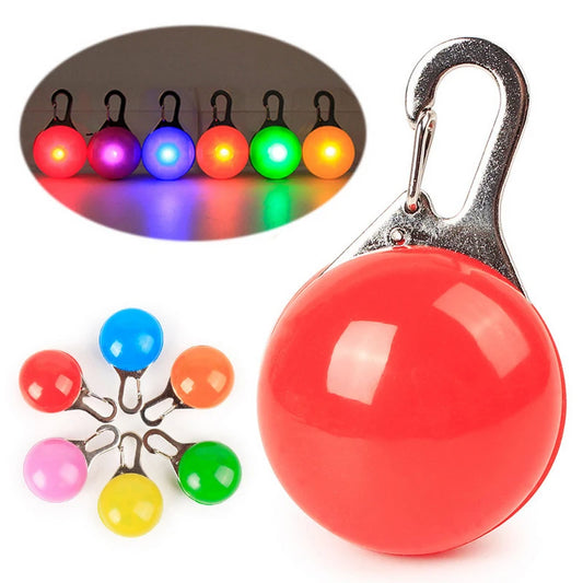 Christmas LED Luminous Dog & Cat Collar – Glowing Pendant Safety Necklace