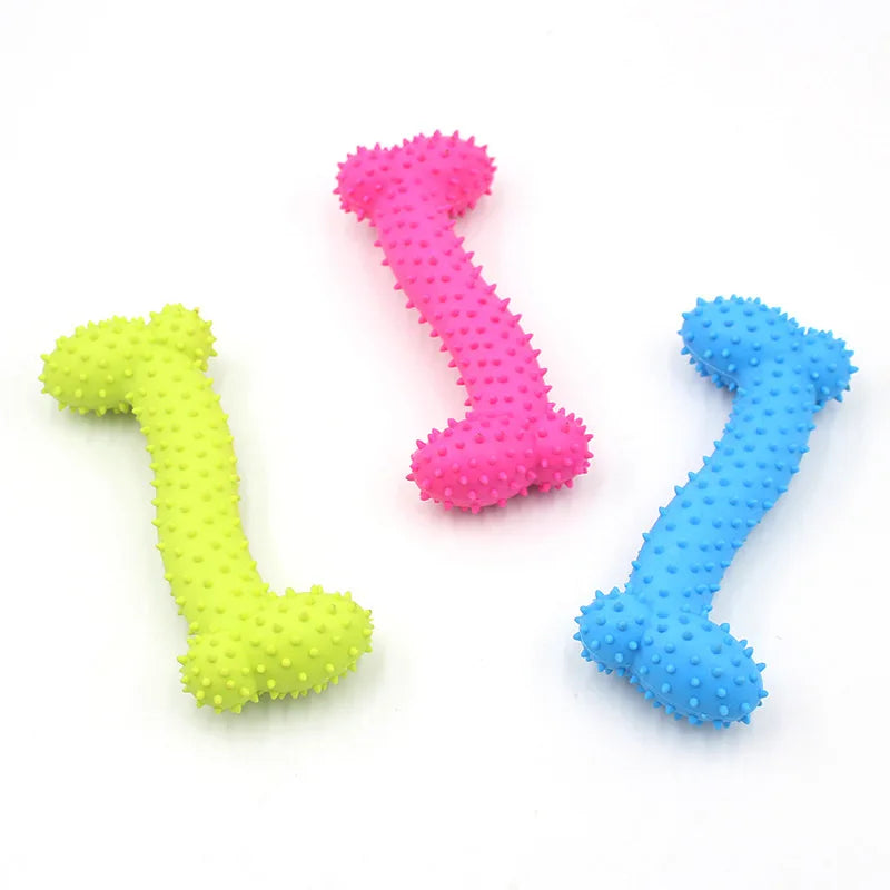 Pet Toys for Small Dogs Rubber Resistance To Bite Dog Toy Teeth Cleaning Chew Training Toys Pet Supplies Puppy Dogs - WTN Essentials
