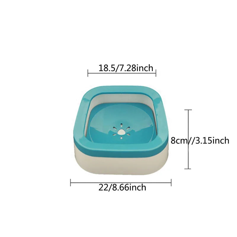 Anti-Splash Dog Water Bowl 1L