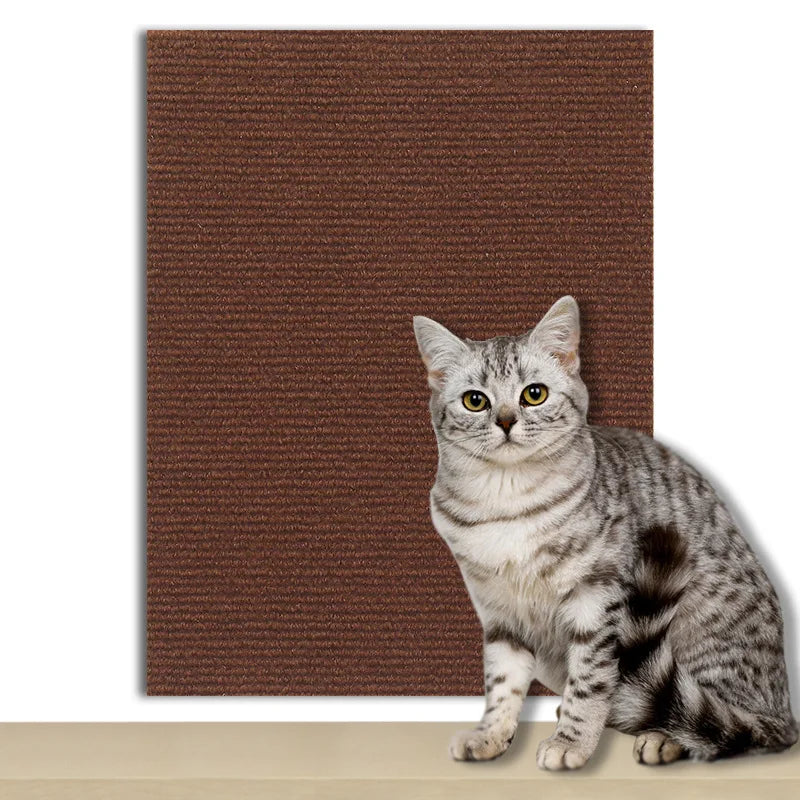 7 Colors Cat Scratcher Sofa Protector Cats Scratcher Pad Board Protection Trimmable Self-adhesive Carpet DIY Cat Scratch Mat - WTN Essentials