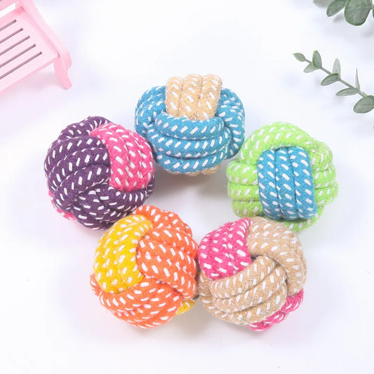 Interactive Cotton Rope Mini Dog Toys Ball for Dogs Accessories Toothbrush Chew Puppy Toy for Large Small Dogs Toy Pet Dog Toy - WTN Essentials
