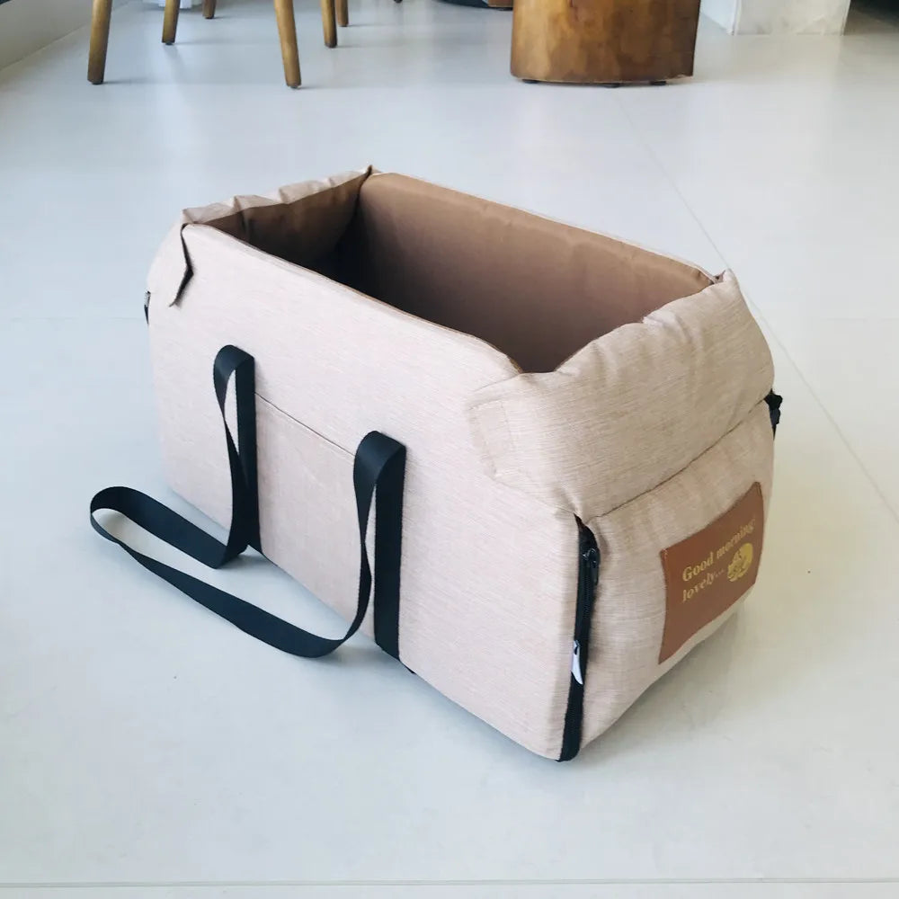 Dog Car Seat Bed & Portable Carrier for Small Pets