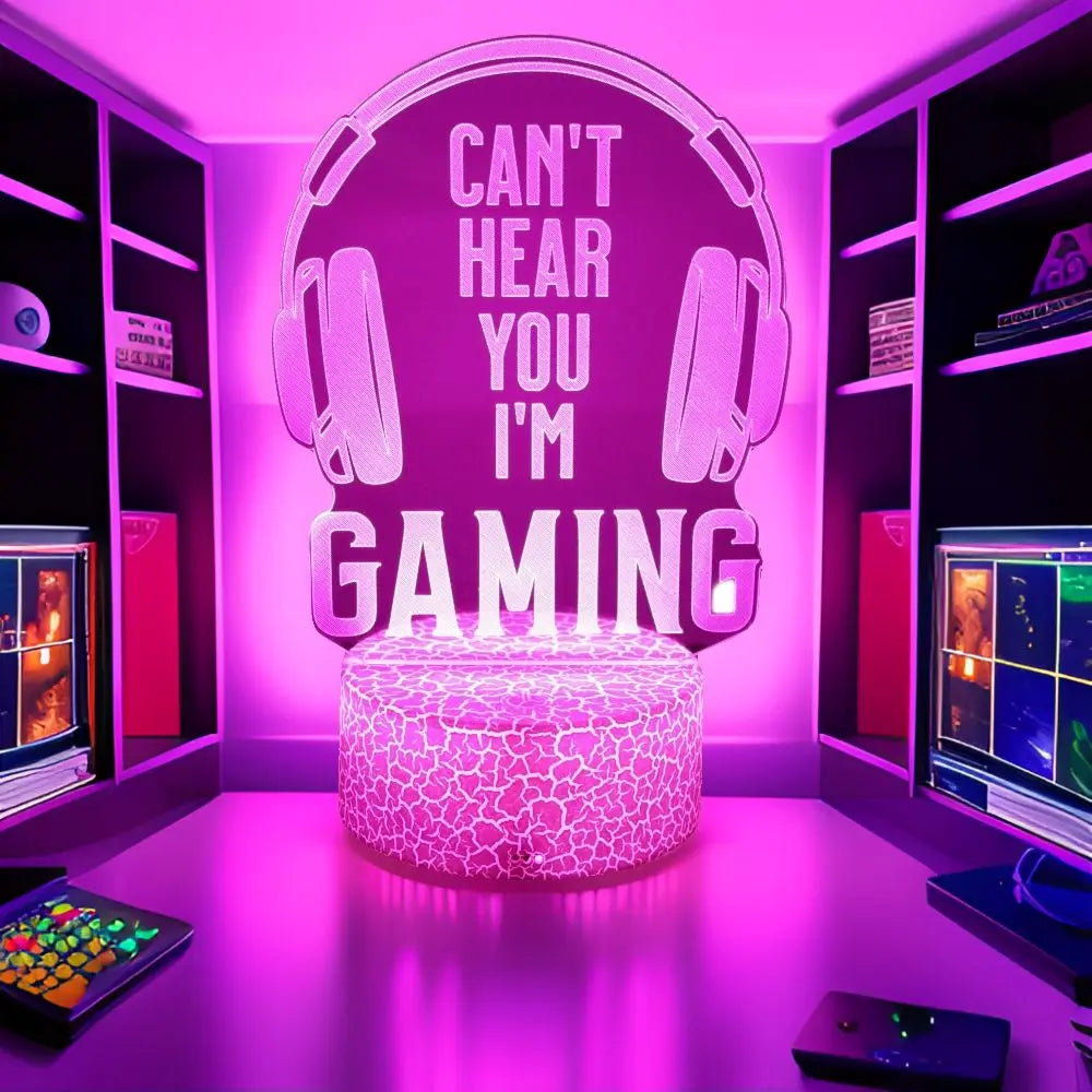 Neon gaming lamp