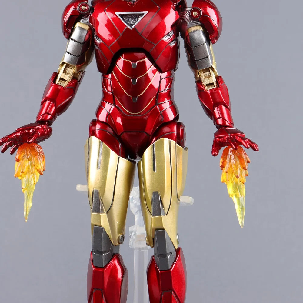 ZD Toys Iron Man Series Joint Movable MK1 MK2 MK3 MK4 MK5 MK6 MK7 MK42 MK43 MK50 Movie Action Figure 7 Inches Mark Dolls
