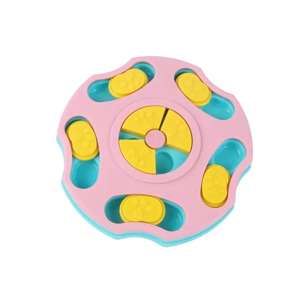 Dog Puzzle Slow Feeder Toy – Interactive IQ Food Dispenser