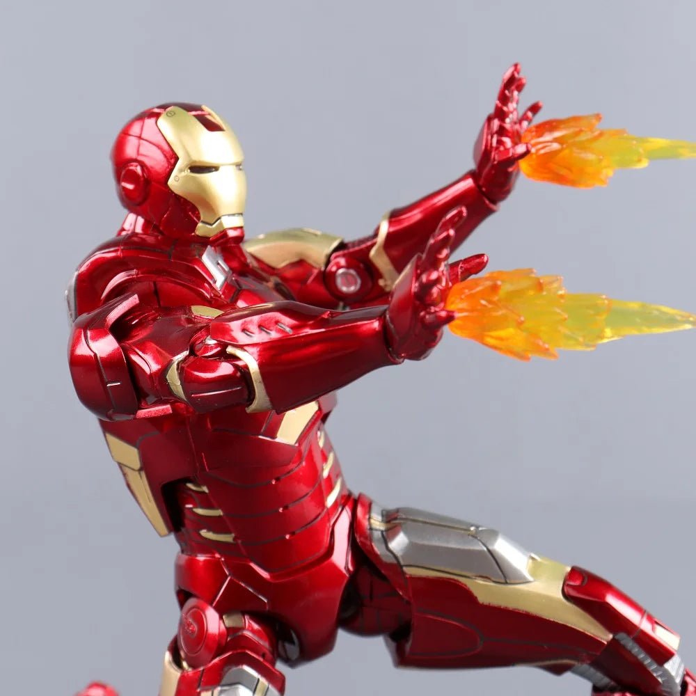 ZD Toys Iron Man Series Joint Movable MK1 MK2 MK3 MK4 MK5 MK6 MK7 MK42 MK43 MK50 Movie Action Figure 7 Inches Mark Dolls
