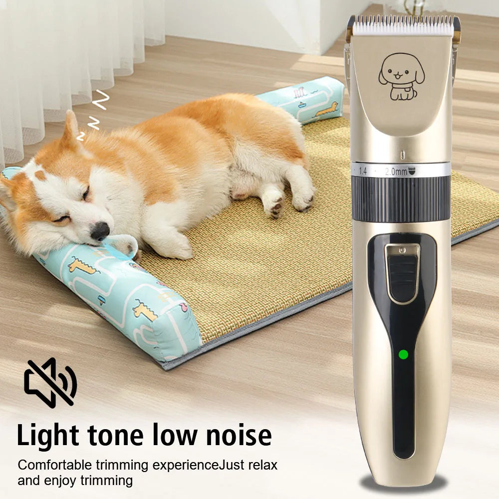 Pet Hair Clipper Grooming Trimmer Set
