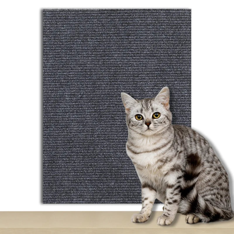 7 Colors Cat Scratcher Sofa Protector Cats Scratcher Pad Board Protection Trimmable Self-adhesive Carpet DIY Cat Scratch Mat - WTN Essentials