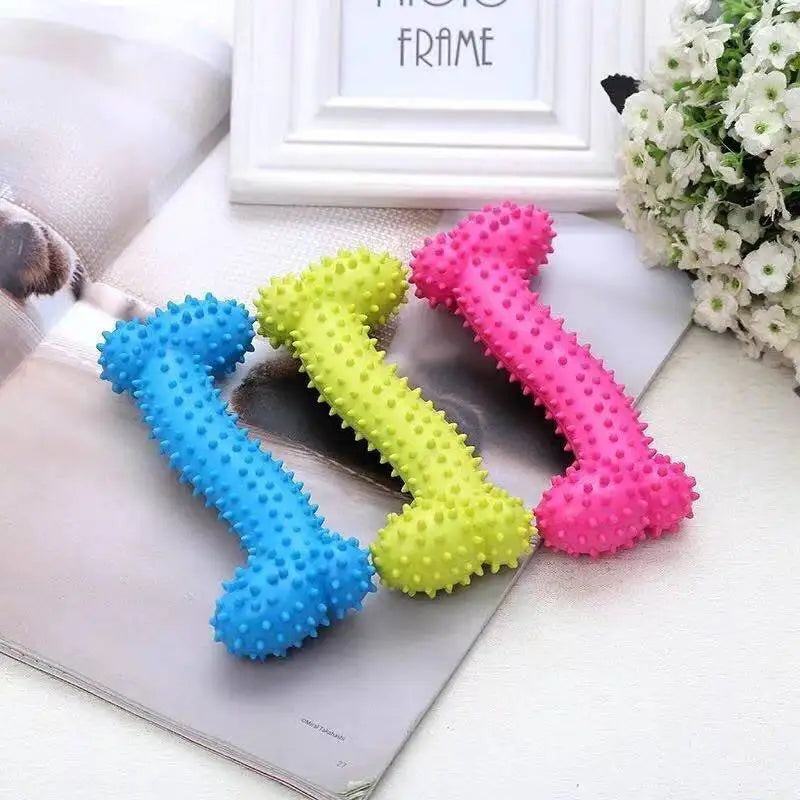 Pet Toys for Small Dogs Rubber Resistance To Bite Dog Toy Teeth Cleaning Chew Training Toys Pet Supplies Puppy Dogs - WTN Essentials
