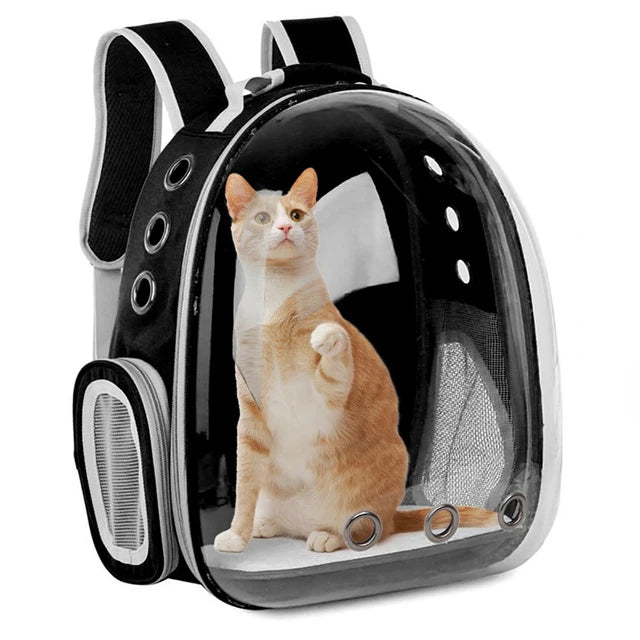 Space Capsule Pet Backpack for Cats & Small Dogs