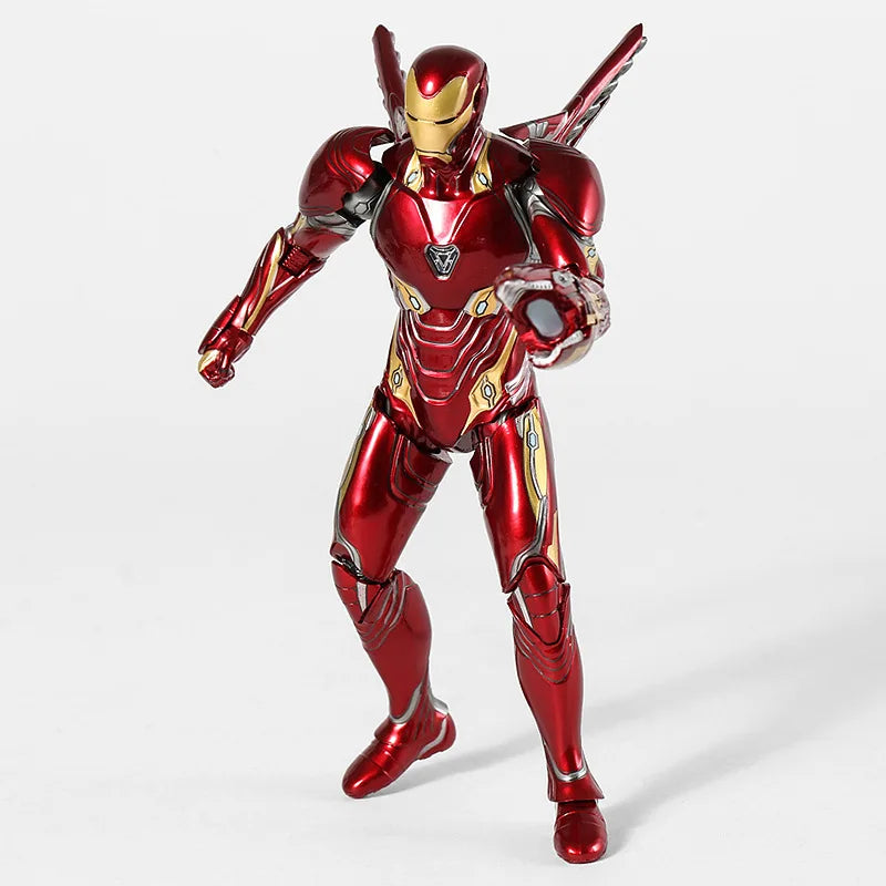 ZD Toys Iron Man Series Joint Movable MK1 MK2 MK3 MK4 MK5 MK6 MK7 MK42 MK43 MK50 Movie Action Figure 7 Inches Mark Dolls