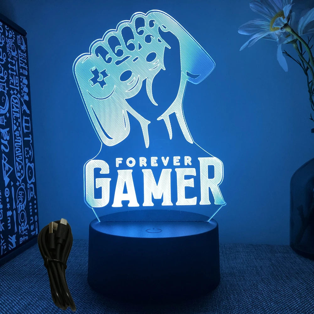 Custom gamer room decoration
