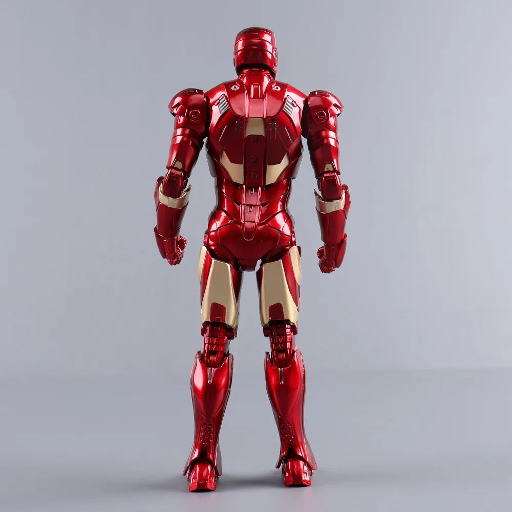ZD Toys Iron Man Series Joint Movable MK1 MK2 MK3 MK4 MK5 MK6 MK7 MK42 MK43 MK50 Movie Action Figure 7 Inches Mark Dolls