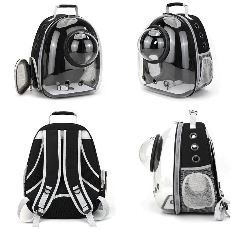 Space Capsule Pet Backpack for Cats & Small Dogs