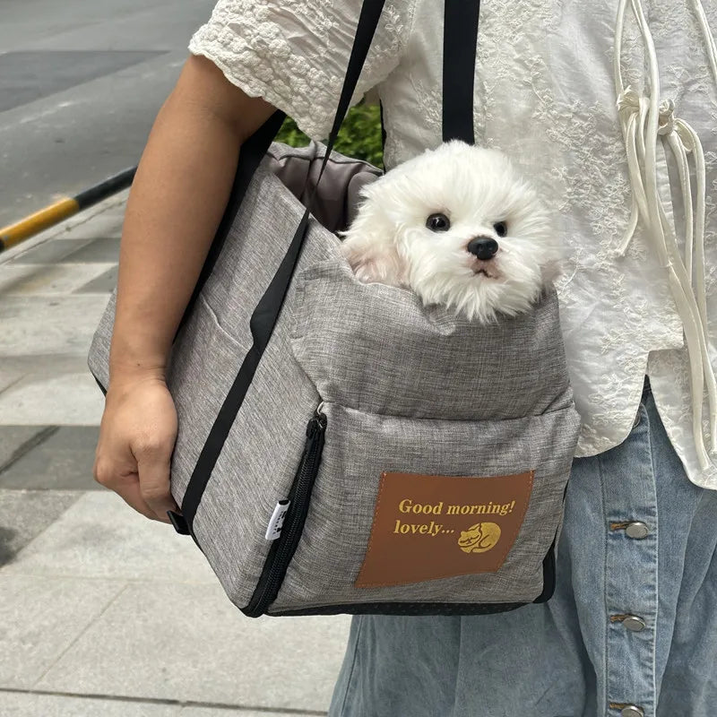 Dog Car Seat Bed & Portable Carrier for Small Pets