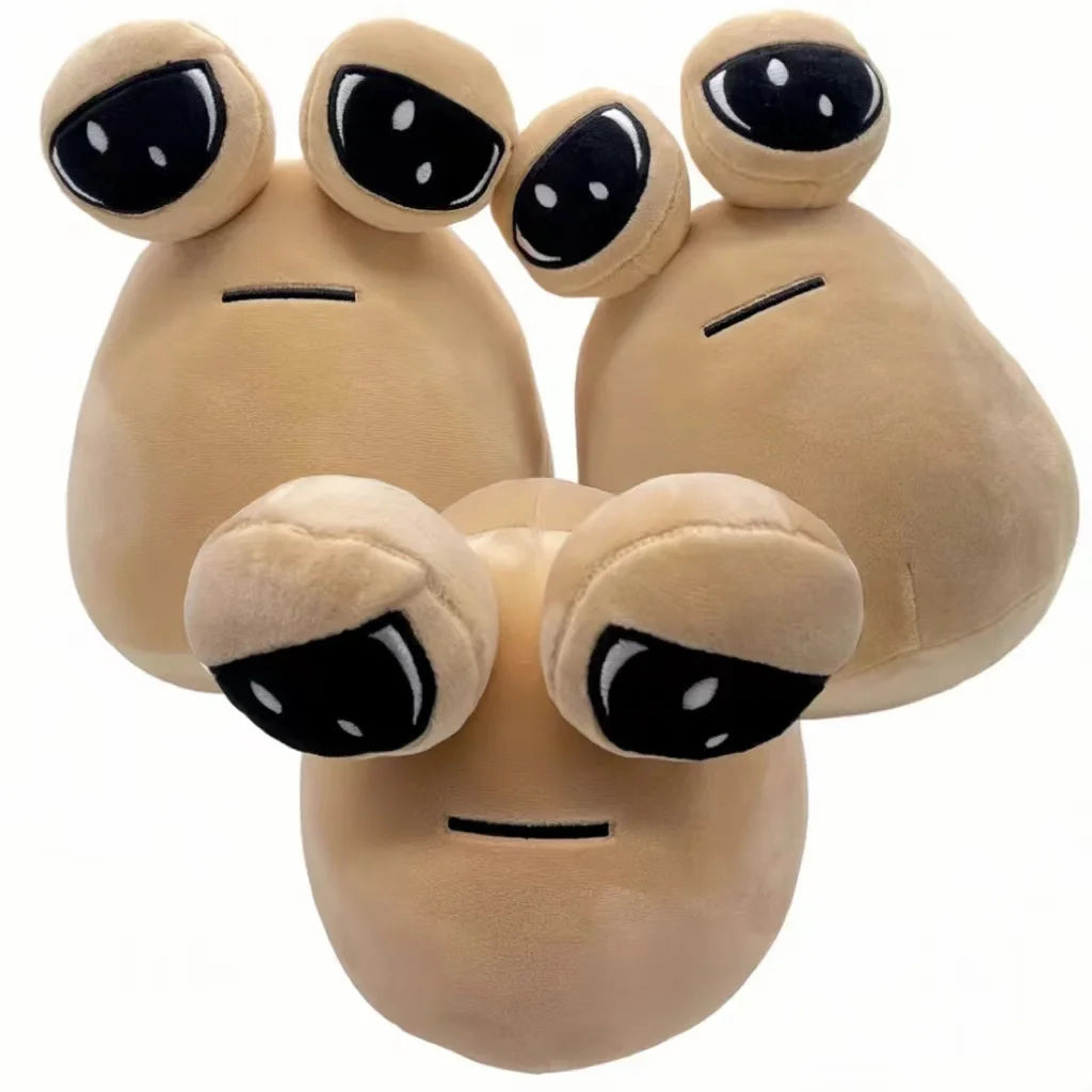 NEW TOY Hot My Pet Alien Pou Plush Toy Furdiburb Emotion Alien Plushie Stuffed Animal Pou Doll 22cm