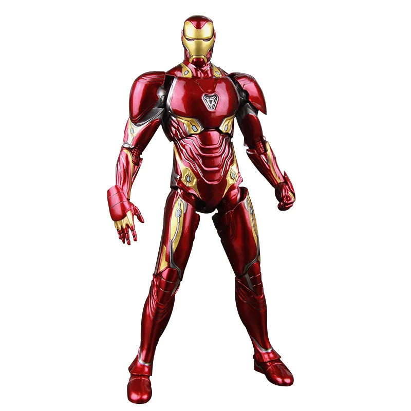 ZD Toys Iron Man Series Joint Movable MK1 MK2 MK3 MK4 MK5 MK6 MK7 MK42 MK43 MK50 Movie Action Figure 7 Inches Mark Dolls