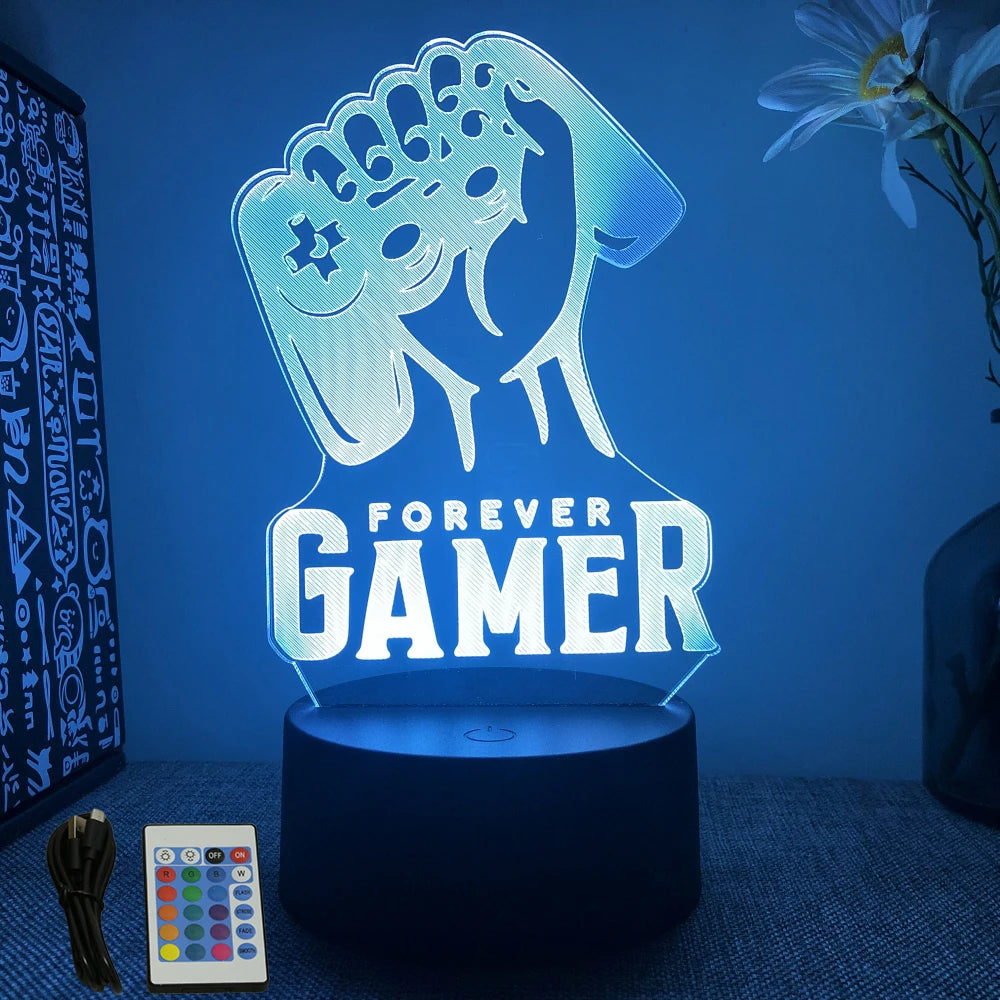 Gaming setup lamp