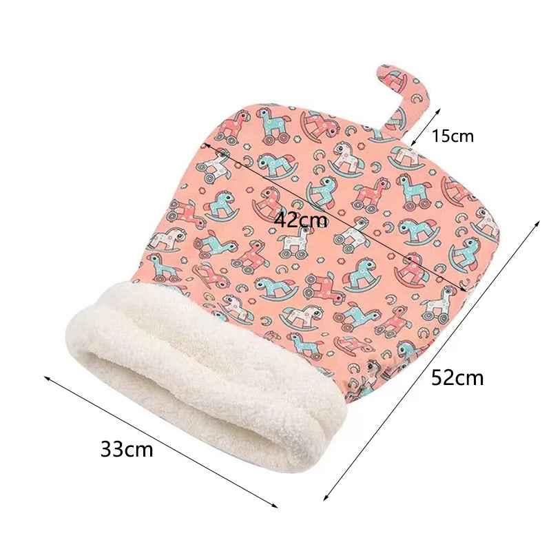 Christmas Warm Cat Kennel – Cozy Closed Cat Bed & Winter Sleeping Bag