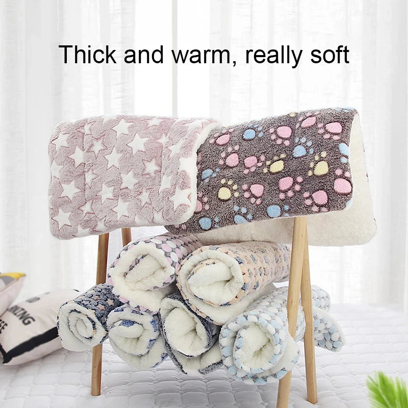 Flannel Pet Sleeping Mat & Dog Bed