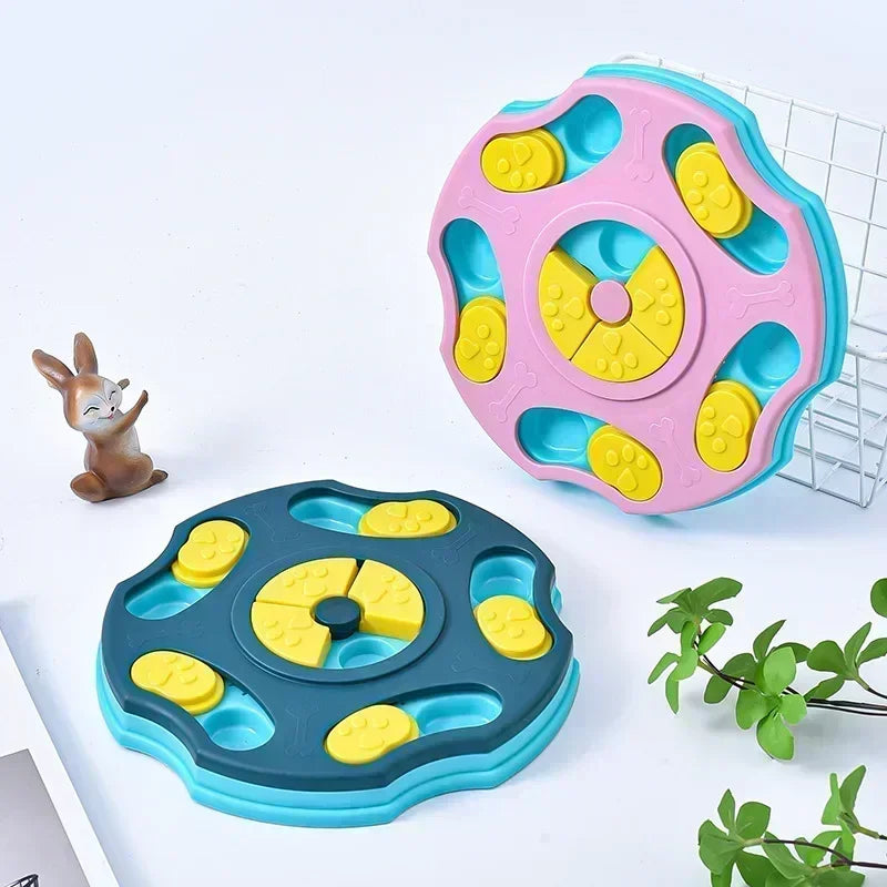 Dog Puzzle Slow Feeder Toy – Interactive IQ Food Dispenser