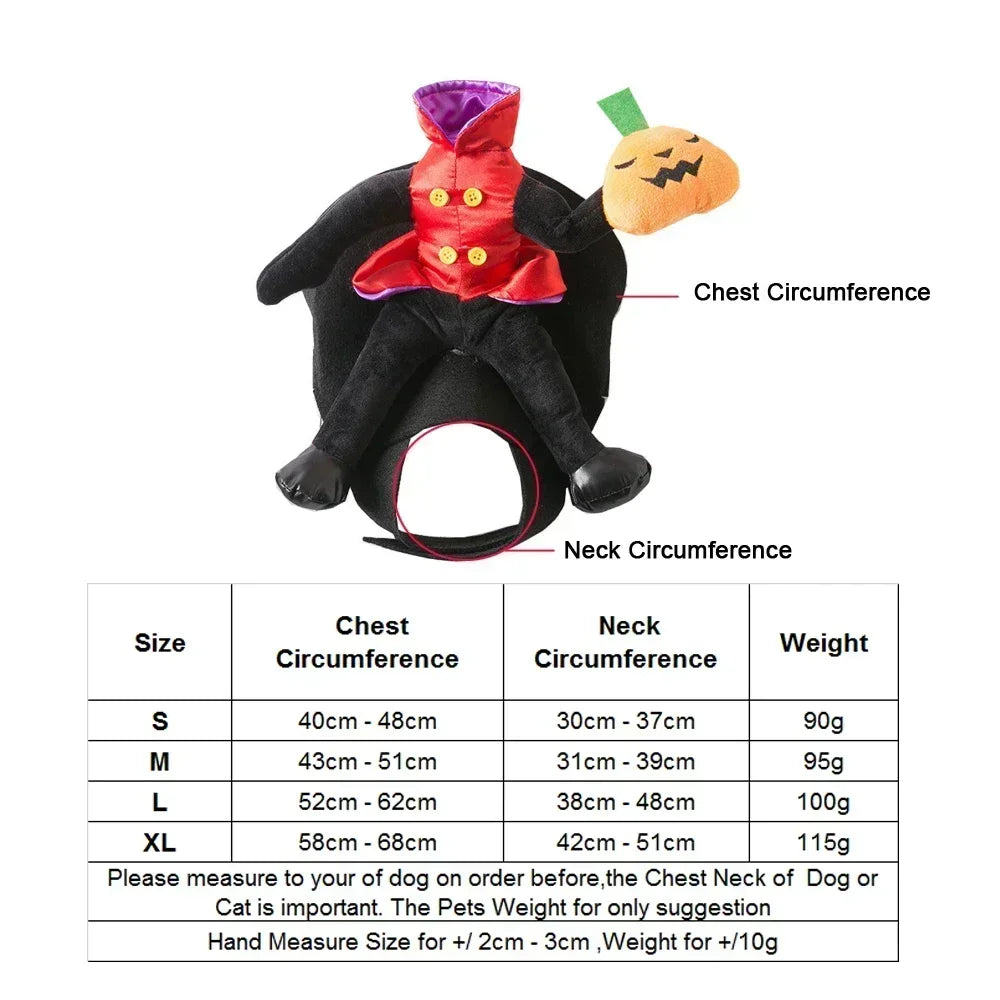 Pet Halloween Horse Rider Costume – Funny Dog & Cat Outfit
