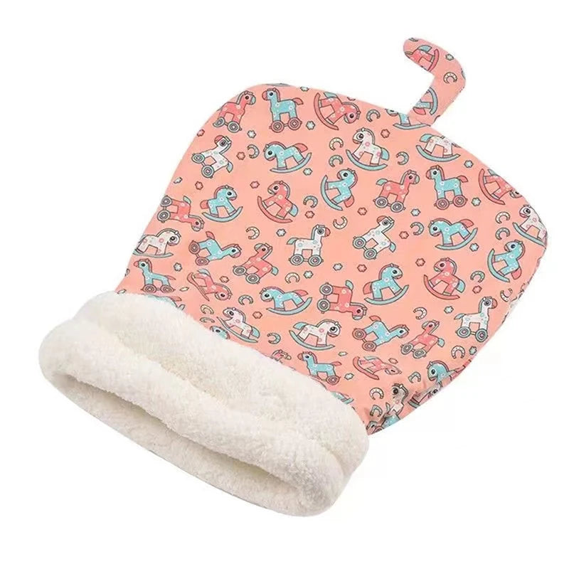 Christmas Warm Cat Kennel – Cozy Closed Cat Bed & Winter Sleeping Bag