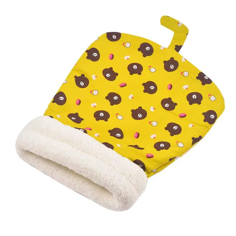 Christmas Warm Cat Kennel – Cozy Closed Cat Bed & Winter Sleeping Bag