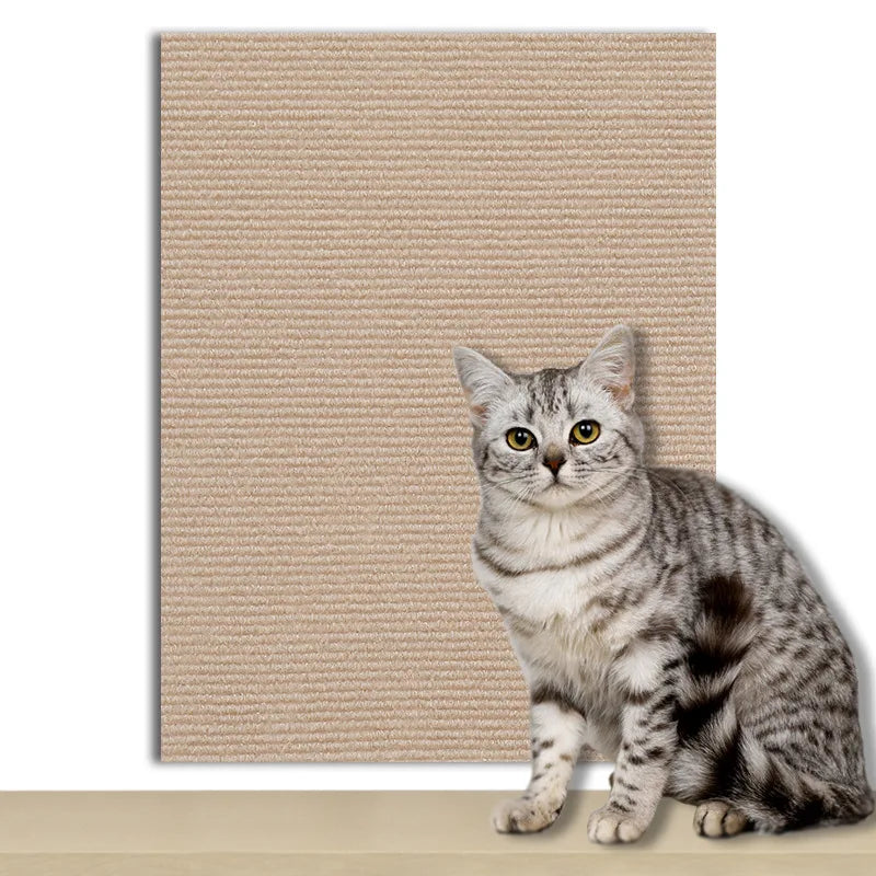 7 Colors Cat Scratcher Sofa Protector Cats Scratcher Pad Board Protection Trimmable Self-adhesive Carpet DIY Cat Scratch Mat - WTN Essentials
